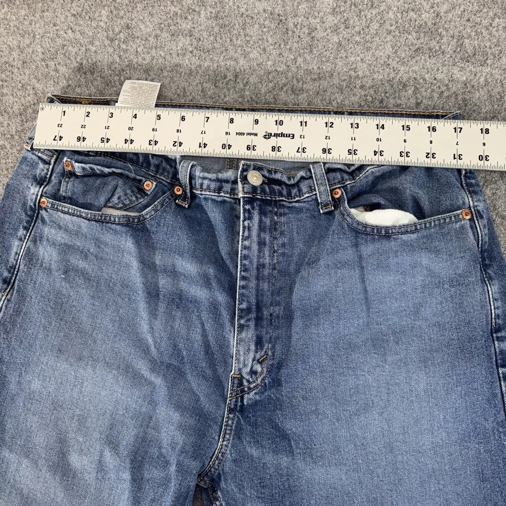 Levi Jeans 505 Men's 38x32‎ (Fits 36x30) Straight Leg Blue Denim Work Zip Fly